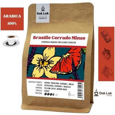Dak Lak Vietnamská káva Brazílie Cerrado Minas 250 g