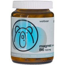 Wellbear Magnézium 125 mg + vitamín B6 60 kapsúl