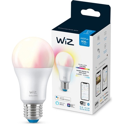 Philips WiZ Chytrá LED žárovka RGBW stmívatelná A60 E27/8W/230V 2200-6500K