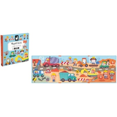 Janod Magnetistories На строежа Създай си история