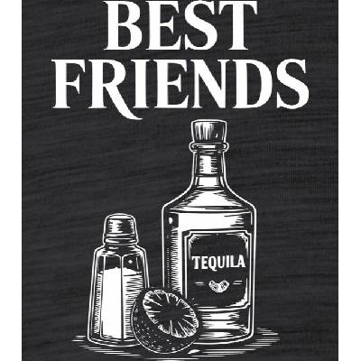 123TRIKO termoska Best Friends, bílý tisk 500 ml
