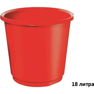  Кош плътно Helit 18 l Червен (2707073-07-2360025)