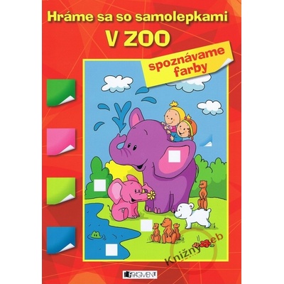 Hráme sa so samolepkami V zoo farby