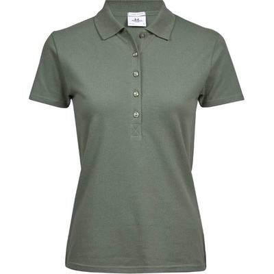 TEE JAYS TJ145 / Дамска еластична поло тениска - листо зелено M (180145j6202)