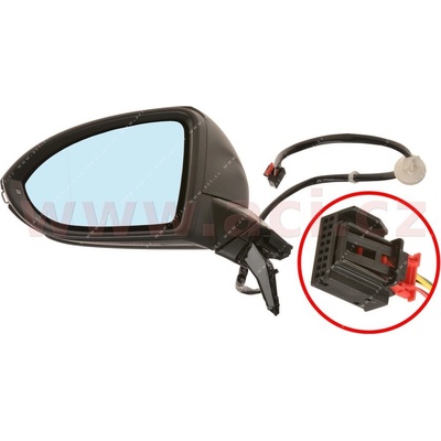 ACI zp. zrcátko el. ovládané vyhřívané asférické s blikačem (6pinů) L 5766805