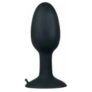 You2Toys Large Silicone Plug with Rotating Ball & Suction Cup, Black