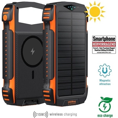 4smarts Solar Rugged 20000mAh black