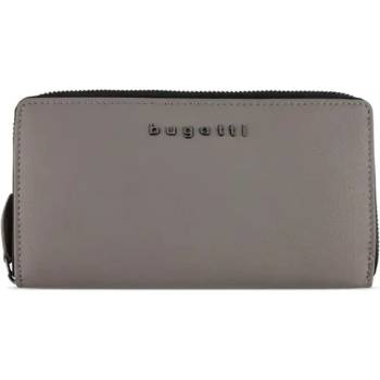 BUGATTI Дамски кожен портфейл Bugatti Bella Ladies Long Zip Wallet, RFID защита, таупе (49 4822 62)