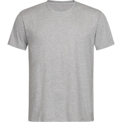 Stedman tričko Crew Neck T Lux krátký rukáv unisex melír šedé