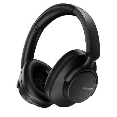 Valencia Active Noise Cancelling Over-ear Headphones Black