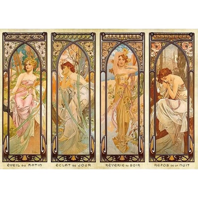 D-Toys - Puzzle Mucha: Part of Day II - 1 000 piese