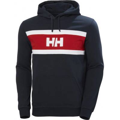 Helly Hansen salt cotton hoodie 34474_597 Tmavě modrá