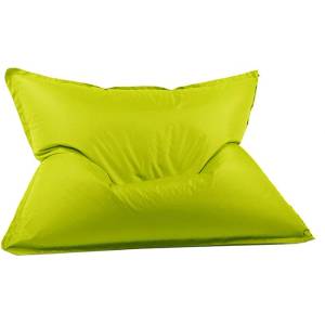 Pufrelax Пуф Голяма възглавница, 350л. , Magic Pillow - Green Neon, Перящ се калъф, За открито, EPS перли
