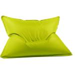 Pufrelax Пуф Голяма възглавница, 350л. , Magic Pillow - Green Neon, Перящ се калъф, За открито, EPS перли