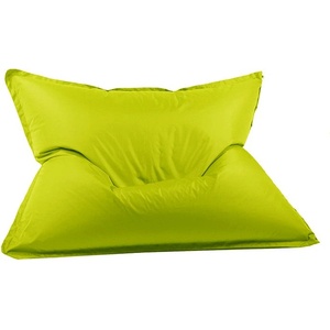 Pufrelax Пуф Голяма възглавница, 350л. , Magic Pillow - Green Neon, Перящ се калъф, За открито, EPS перли