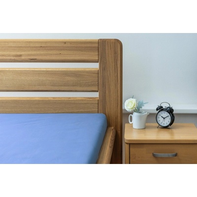 Polášek Prostěradlo bavlněné LUX do gumy 100% bavlna Modré 90x200