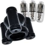 OXBALLS Buzz Squeeze Ballsack Intense Triple 360 Vibe-Black