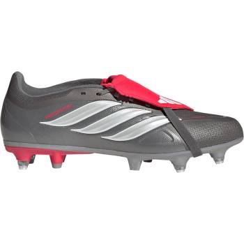 Image 1 of Adidas Мъжки футболни бутонки Adidas Predator Fold-Over Tongue League Soft Ground Football Boots Mens - Grey/Red