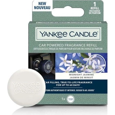 Yankee Candle - náhradní náplň do difuzéru do zapalovače auta vůně Midnight Jasmine