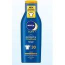 Prípravky na opaľovanie Nivea Sun Protect & Moisture opaľovacie mlieko SPF30 200 ml
