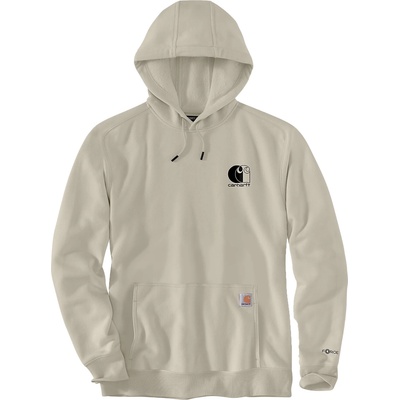 Carhartt WIP Мъжки суичър Carhartt Signature Logo Sweatshirt Hoodie - Cobblestone - размер M (017-4117-1212)