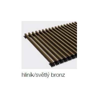 Korado Koraflex PM 34 x 250 cm Hliník/Bronz světlý