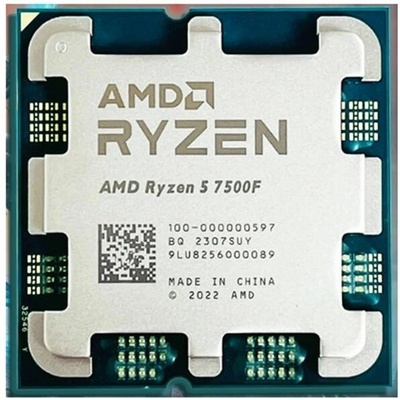 AMD Ryzen 5 7500F 6-Core 3.7GHz AM5 Tray (100-000000597)