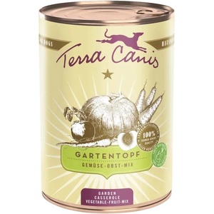 Terra Canis Garden Casserole внимателно приготвена смес от плодове и зеленчуци 400 г