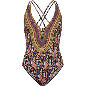 Zoggs Culture Jam Crossback Womens - Multi