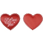 TITANUM I Love You Red Heart Material Decoration 15pcs