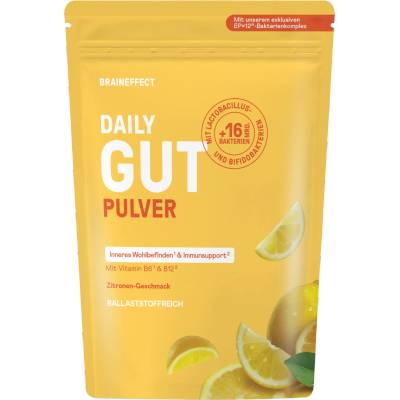 Braineffect DAILY GUT Powder - Lemon