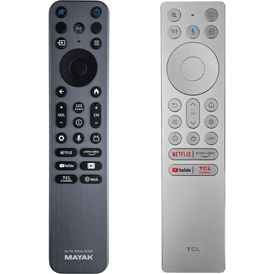 GENERAL TCL 55C855, 65C855, 75C855, 85C855, 85X955, 98X955, 115X955 max - метал и подсветка съвместимо дистанционно управление на марката General (55C855, 65C855, 75C855, 85C855, 85X955, 98X955, 115X955 max)