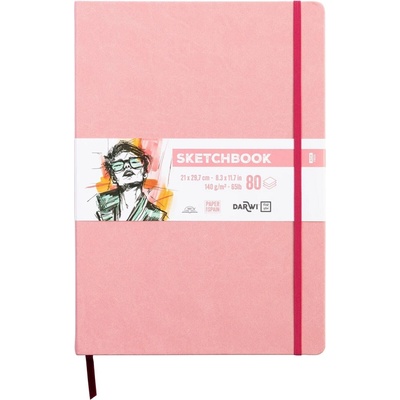 Darwi Dfy Скицник 80 A4 140 g Soft Pink (DF80021290009C)