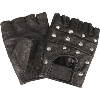 Image 1 of Mil-Tec Мотоциклетни ръкавици без пръсти с нитове, черни (12518002)