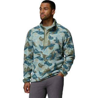 Columbia Helvetia™ II Printed Half Snap Fleece světle modrá