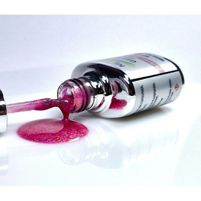 NL nails professional UV LED Gellak Glitter Rosa Glow 8 ml