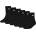 Nike Детски чорапи Nike 6 Pack of Crew Socks Infants - Black