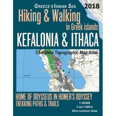 Kefalonia & Ithaca Complete Topographic Map Atlas 1