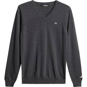 J.Lindeberg Юношески пуловер J Lindeberg Men's Junior. Lind Lymn Knitted Crew Neck Jumper - Grey Melange