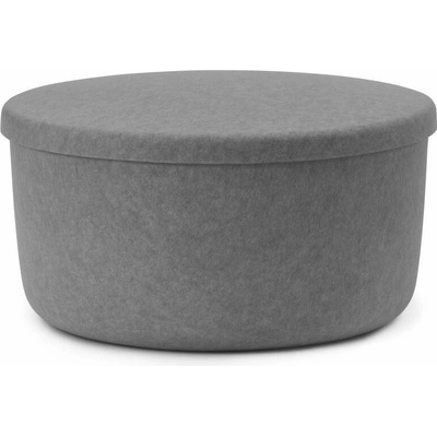 Normann Copenhagen Pouf Hide Storage Large, grey