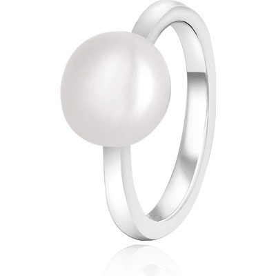 Beneto strieborný prsteň s pravou perlou AGG29