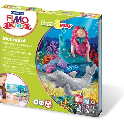 FIMO Комплект глина Staedtler Fimo Kids, 4x42g, Mermaid (23850-А-MERMAID)