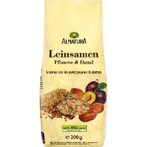 Alnatura Био ленено семе със слива и фурма - 200 г