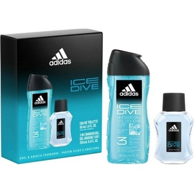 Adidas Ice Dive EDT 50 ml + sprchový gél 250 ml