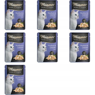 Miamor Feine Filets tuňák a kalamáry jelly 100 g