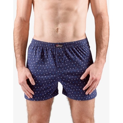 GINA pánské trenky volné šité, s potiskem 75201P lékořice žlutá – Zboží Mobilmania