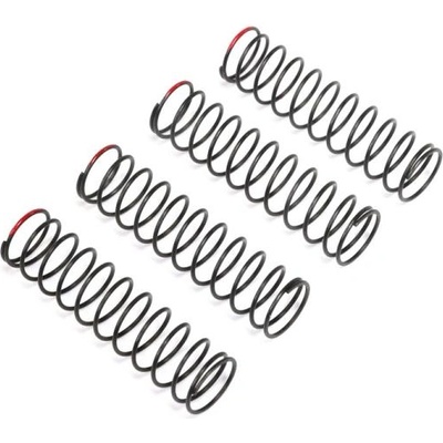 Losi Твърда пружина за амортисьори, червена (4): Mini LMT