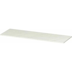 Cersanit Бял плот за мивка от ПДЧ с мраморно покритие Cersanit Wide 140 см (S932-054)