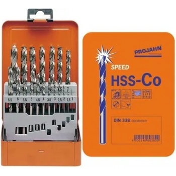 Image 1 of PROJAHN Свредла за метал HSS-Co Ø 1-13 мм, комплект 25 броя Speed Projahn-60385