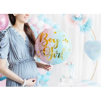 Fóliový balónek 35 cm barevný Boy or Girl